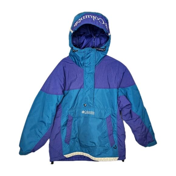 Columbia Other - Vintage Columbia Blue Purple Colorblock Jacket Size M